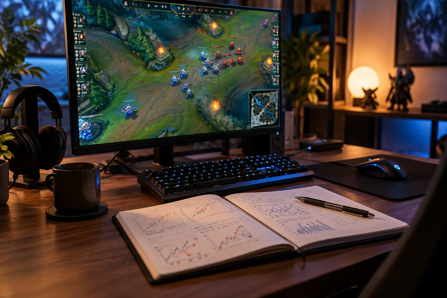 Monitor e caderno de análise